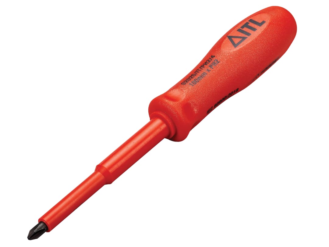 Photos - Screwdriver ITL Insulated Insulated  Phillips No.2 x 100mm  UKC-02020 UKC-02020(4in)
