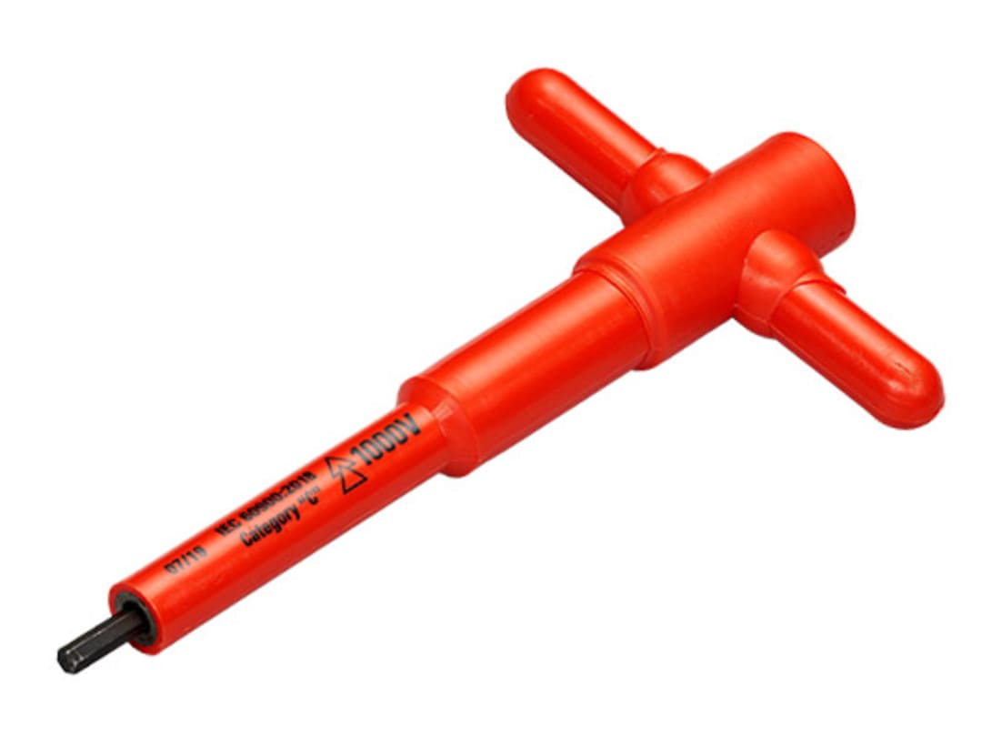 ITL Insulated Insulated T Handle Hex Driver 4mm (5/32in) 02680