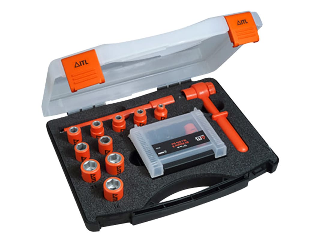 ITL Insulated Insulated 1/4in Drive Socket Set, 24 Piece 03097