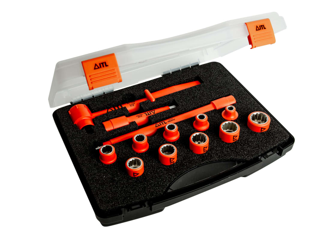ITL Insulated Insulated 3/8in Drive Socket Set, 13 Piece 03110
