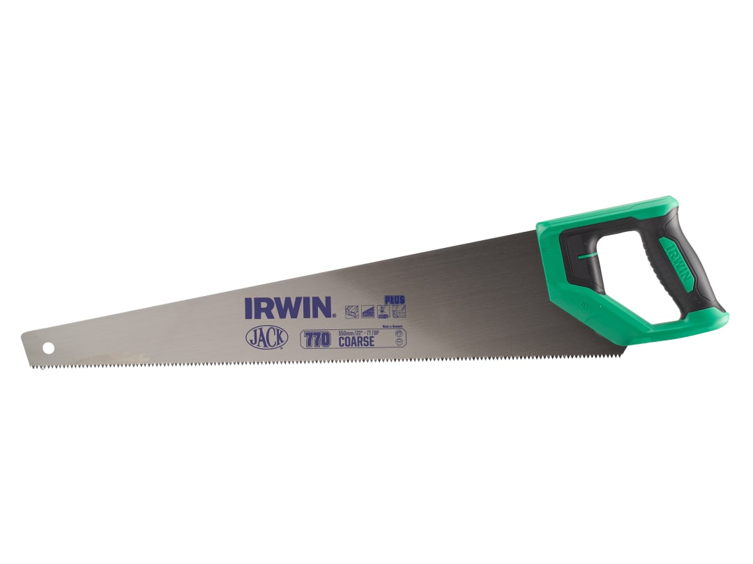 IRWIN® Jack® 770UHP Coarse Hardpoint Handsaw Soft Grip 550mm (22in) 7 TPI 10505211