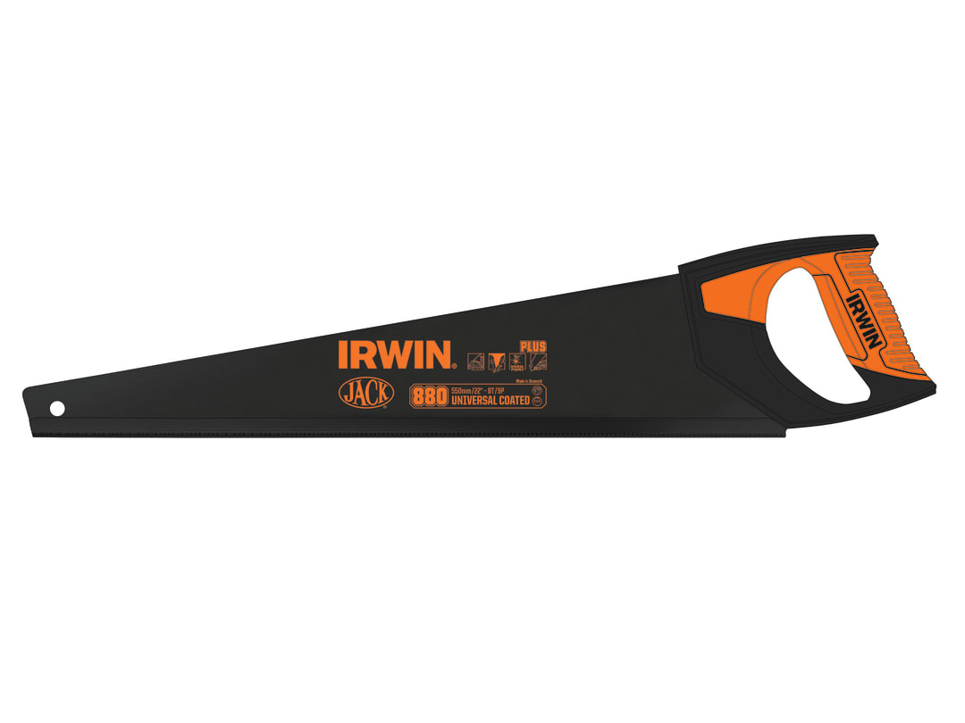 IRWIN® Jack® 880 UN Universal Hand Saw 550mm (22in) Coated 8 TPI 1897525