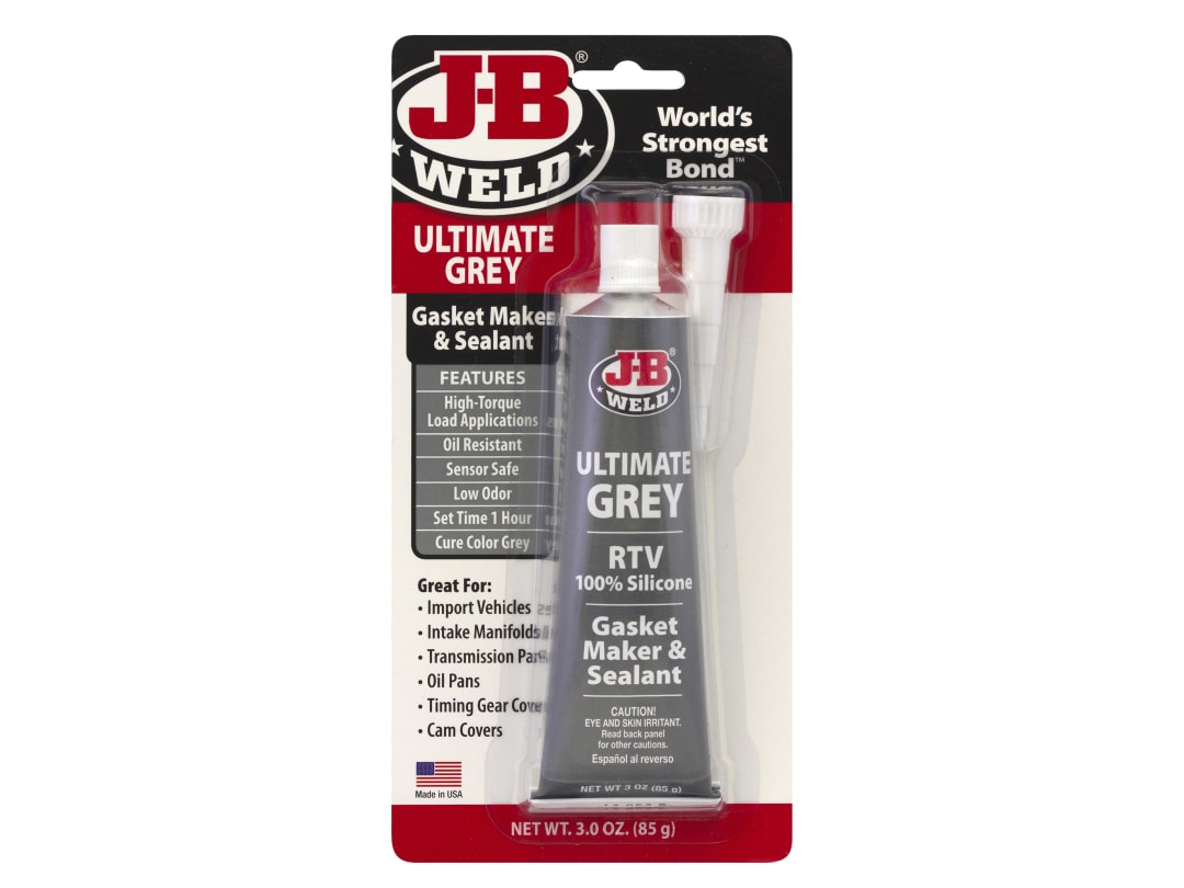 J-B Weld Silicone Gasket Maker & Sealant Grey 85g 32327UK