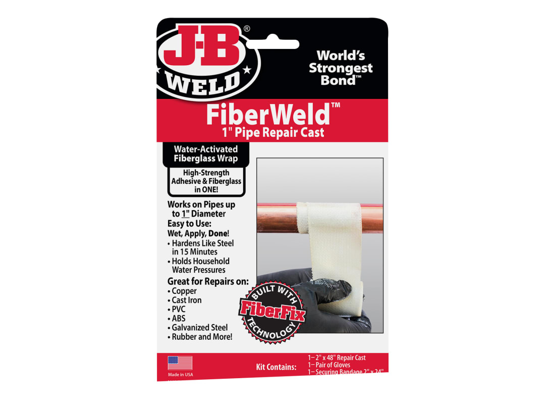 J-B Weld FiberWeld™ Pipe Repair Cast 2.5 x 121cm 38248UK
