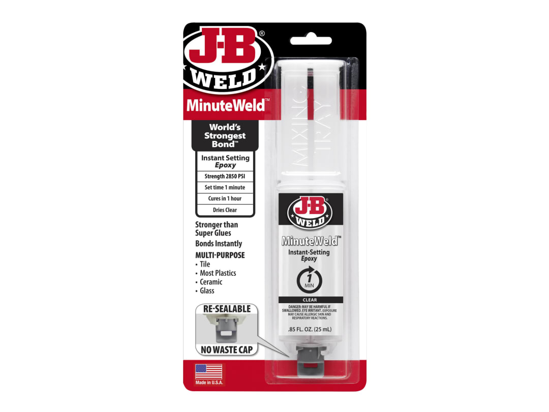 J-B Weld MinuteWeld™ Epoxy Syringe 25ml 50101UK