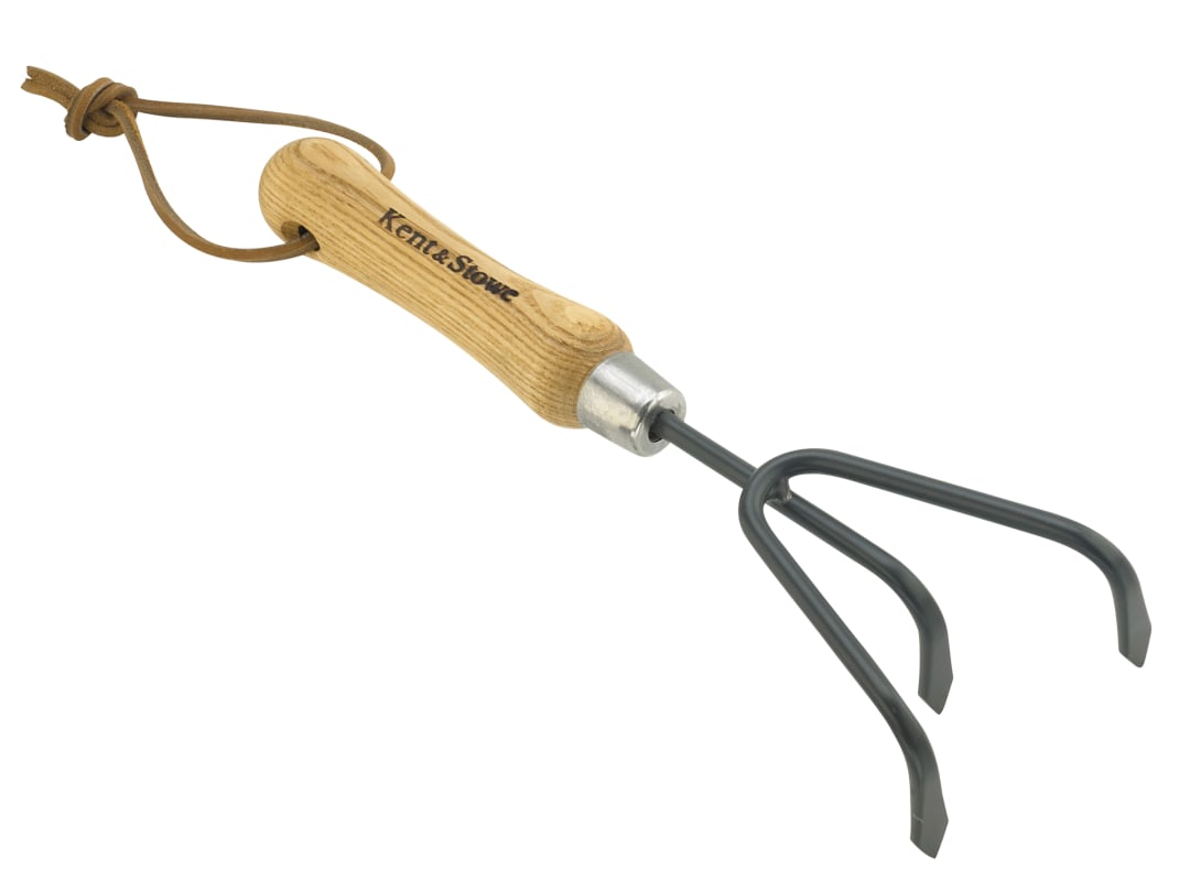 Kent & Stowe Carbon Steel Hand 3-Prong Cultivator, FSC® 70100287