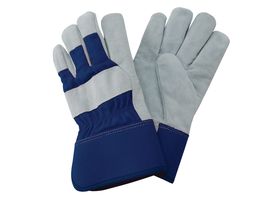 Kent & Stowe Navy Fleece Lined Rigger Gloves - Large 70105381