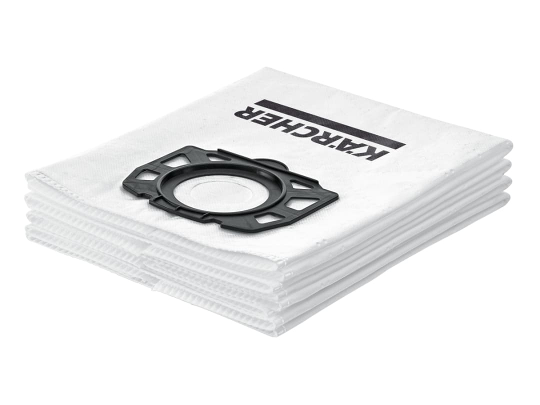 Karcher KFI 487 Fleece Filter Bags (Pack 4) 2.863.006.0