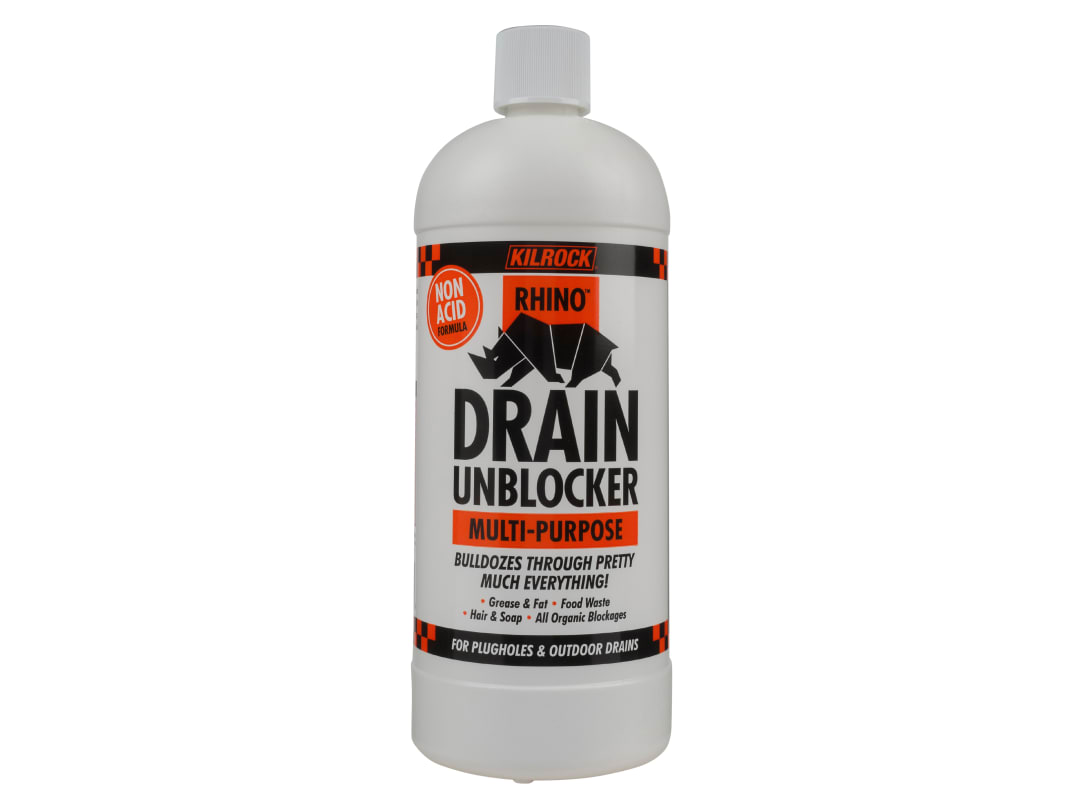 Kilrock Rhino Drain Unblocker Acid Free 1L RHINOACIDFREE
