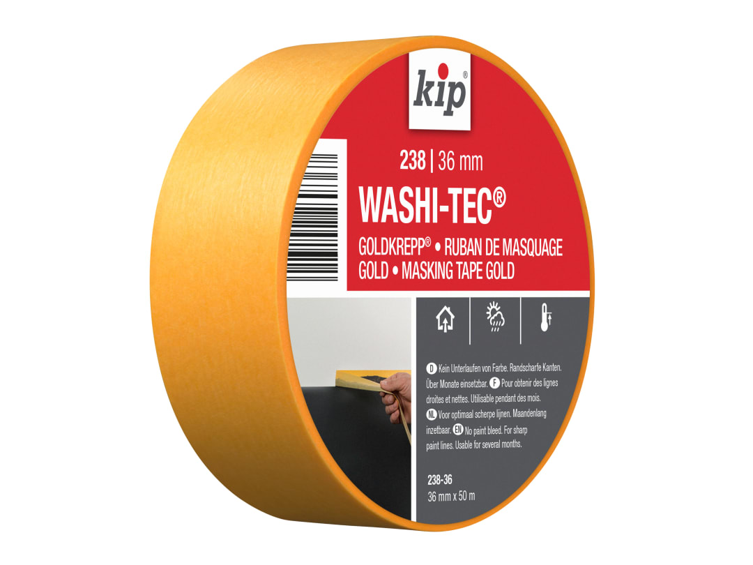 KIP® 238 Premium WASHI-TEC® Masking Tape 36mm x 50m 222604