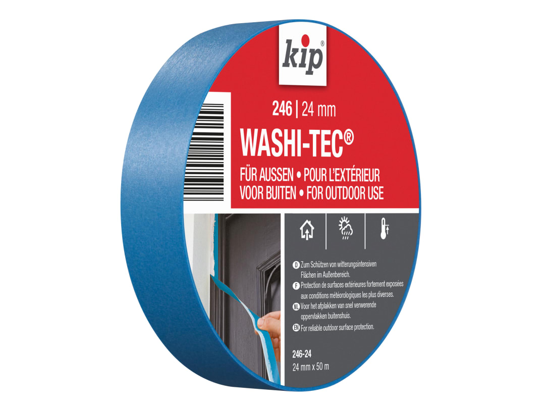 KIP® 246 Premium Outdoor WASHI-TEC® Masking Tape 24mm x 50m 222845