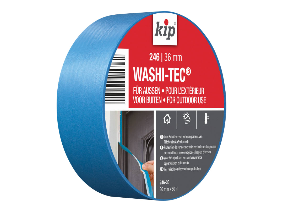 KIP® 246 Premium Outdoor WASHI-TEC® Masking Tape 36mm x 50m 222847