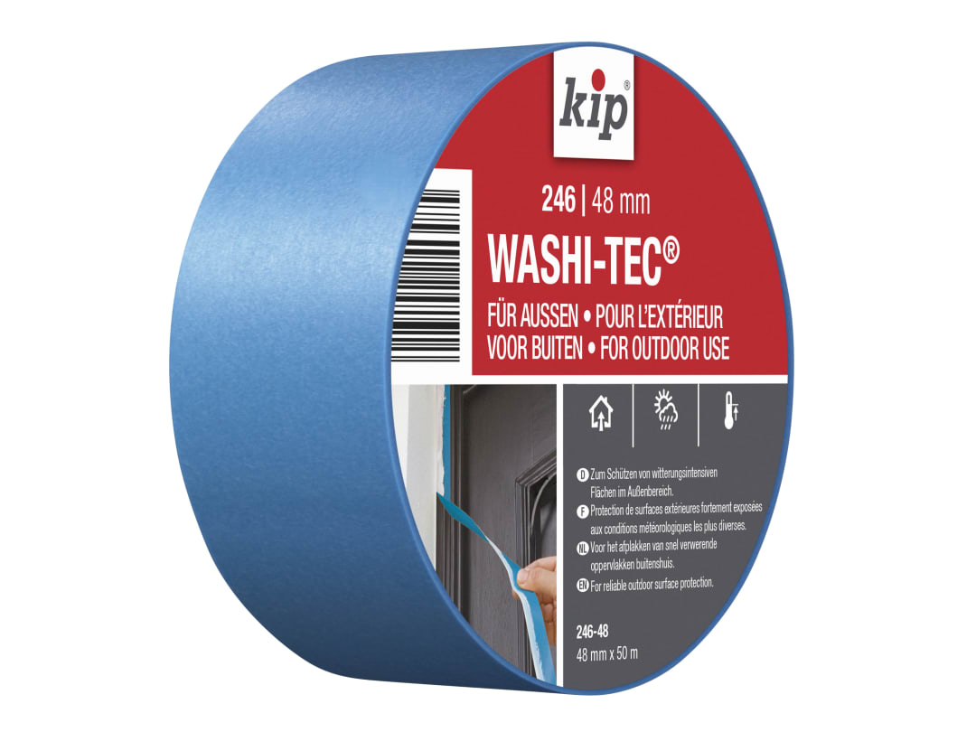 KIP® 246 Premium Outdoor WASHI-TEC® Masking Tape 48mm x 50m 222848