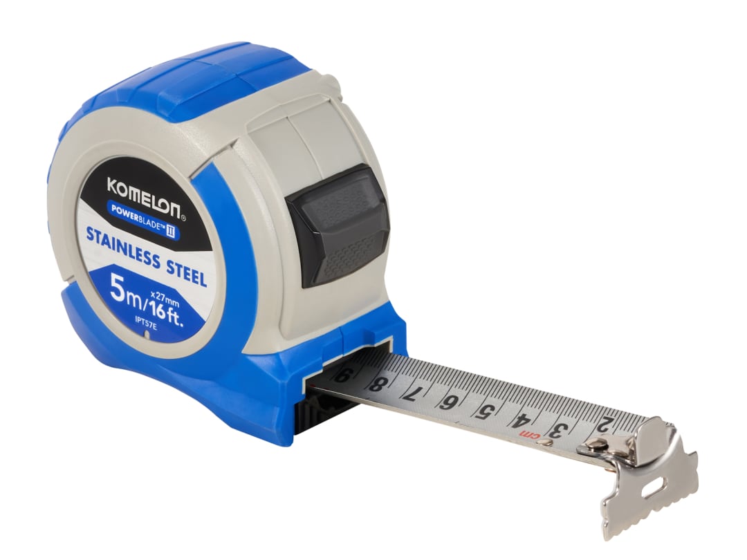 Photos - Tape Measure and Surveyor Tape Komelon Stainless Steel PowerBlade™ Pocket Tape 5m/16ft  IPT57E IPT57E(Width 27mm)
