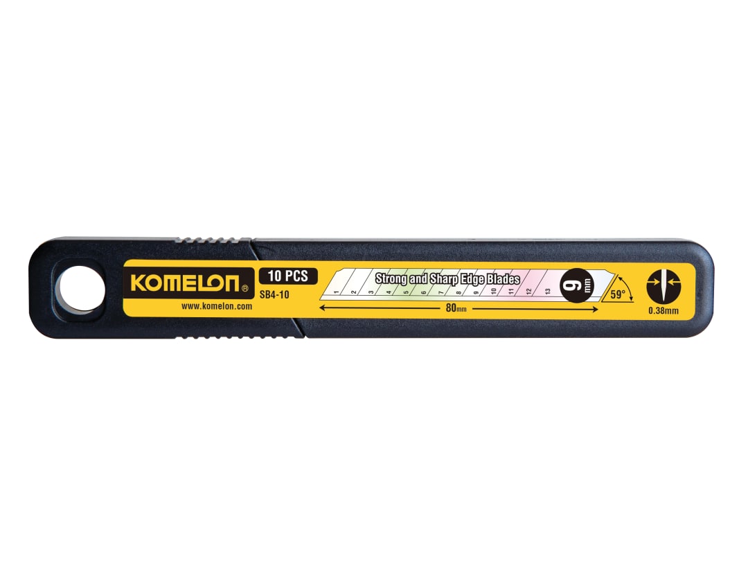 Komelon Snap-Off Blades 9mm (Pack 10) SB410