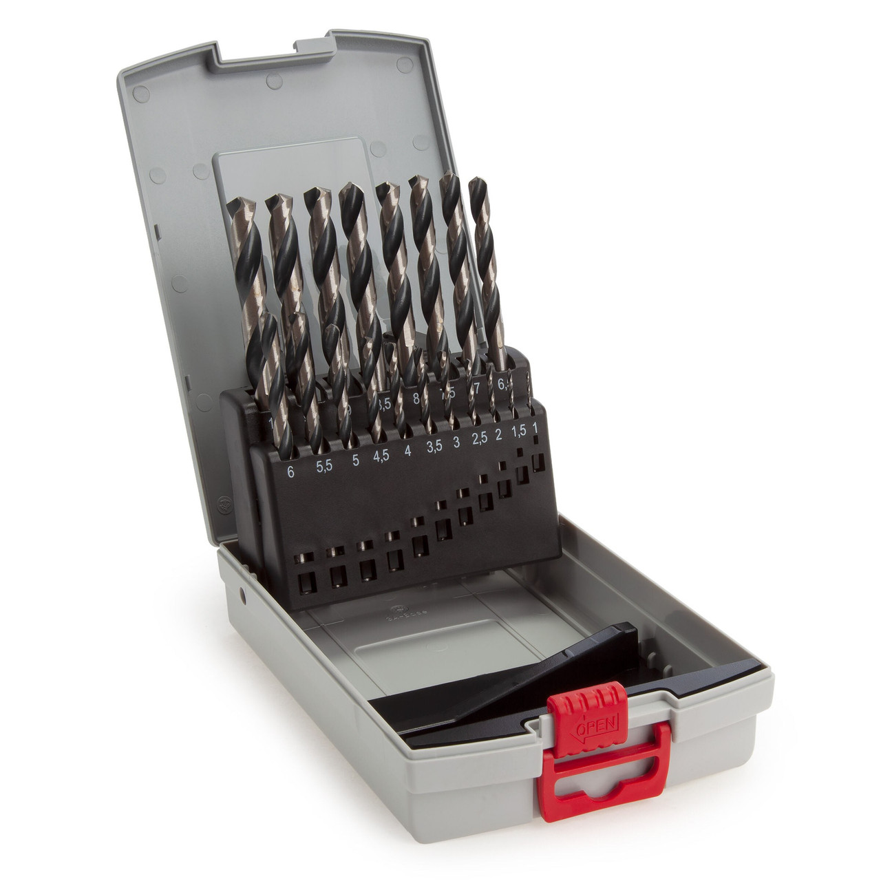 Bosch Powertool Accessories HSS Twist PointTeQ Drill Bit ProBox Set, 19 Piece 2608577351