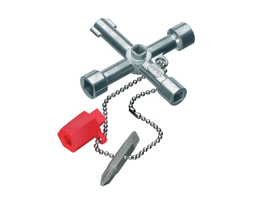 Knipex 00 11 03 Standard 7 Way Cabinet Control Key 00 11 03