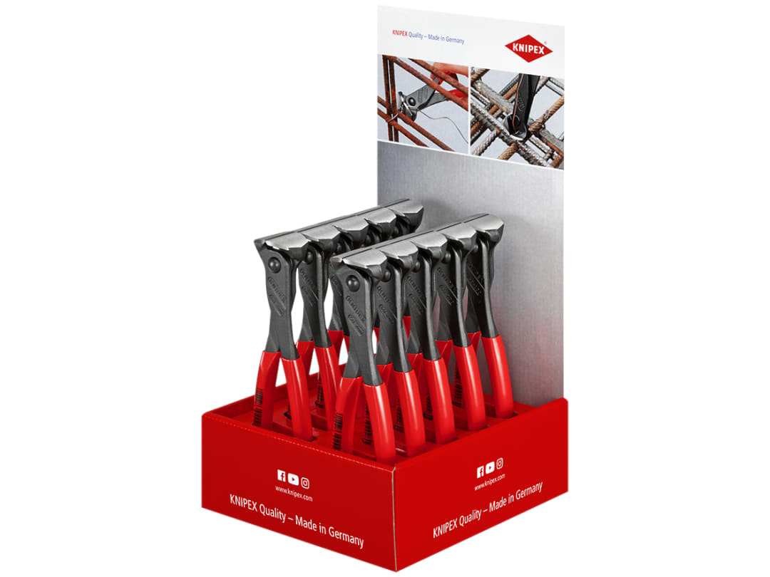 Knipex End Cutter (Counter Display of 10 x KPX6801200) 00 18 01 V10
