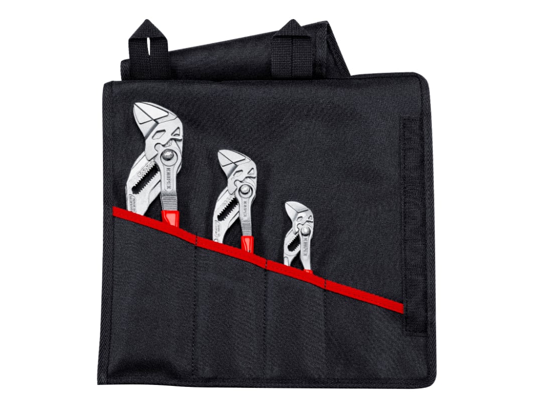 Knipex 00 19 55 S6 Pliers Wrench Set, 3 Piece 00 19 55 S6
