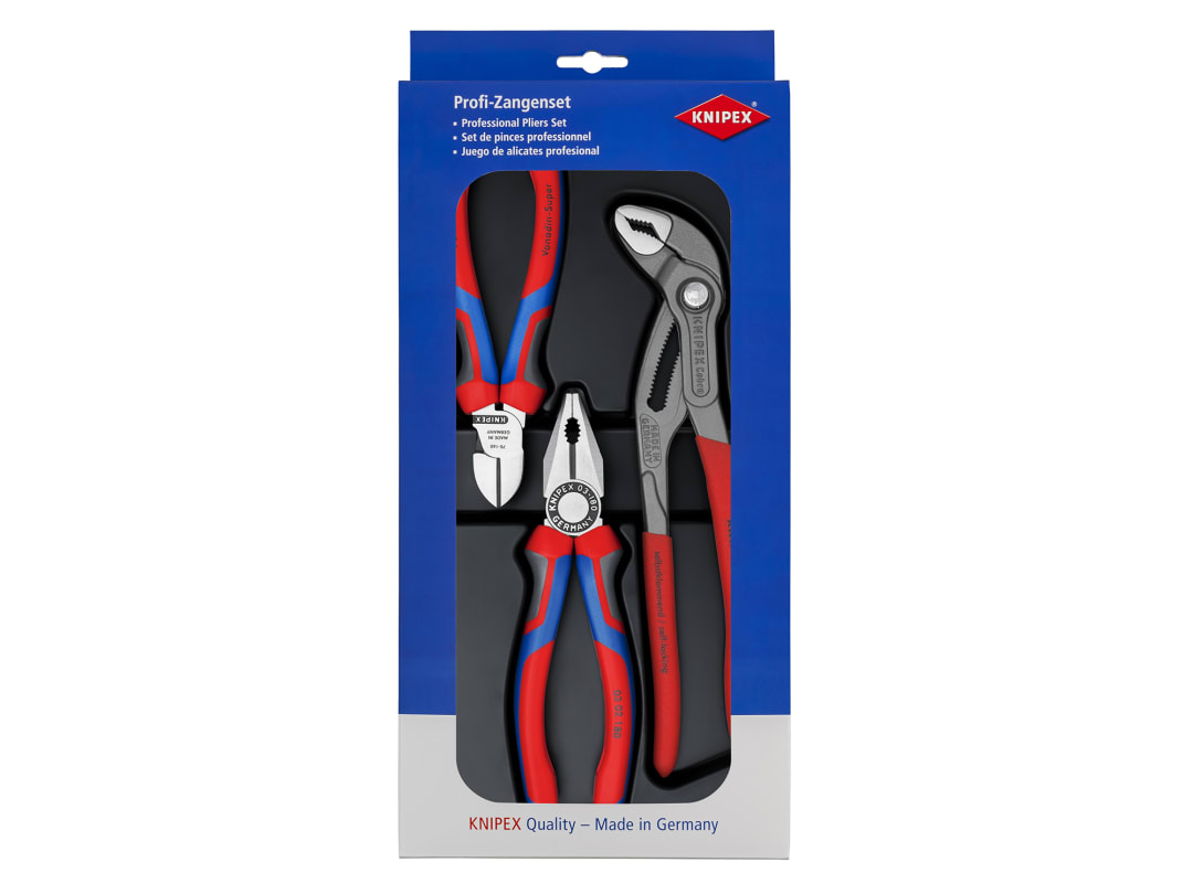 Knipex 00 20 09 V01 Bestseller Pliers Set, 3 Piece 00 20 09 V01