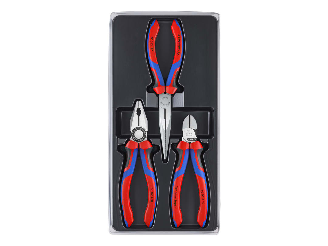 Knipex 00 20 11 Assembly Pack Pliers Set, 3 Piece 00 20 11