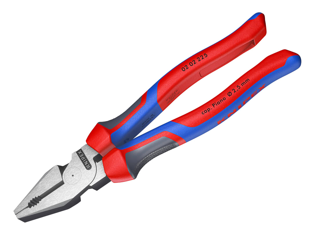 Knipex 02 02 225 High Leverage Combination Pliers Comfort Handles 225mm 02 02 225 SB