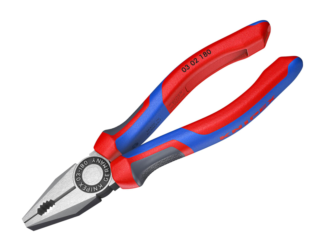 Knipex 03 02 180 Combination Pliers Comfort Handles 180mm 03 02 180 SB