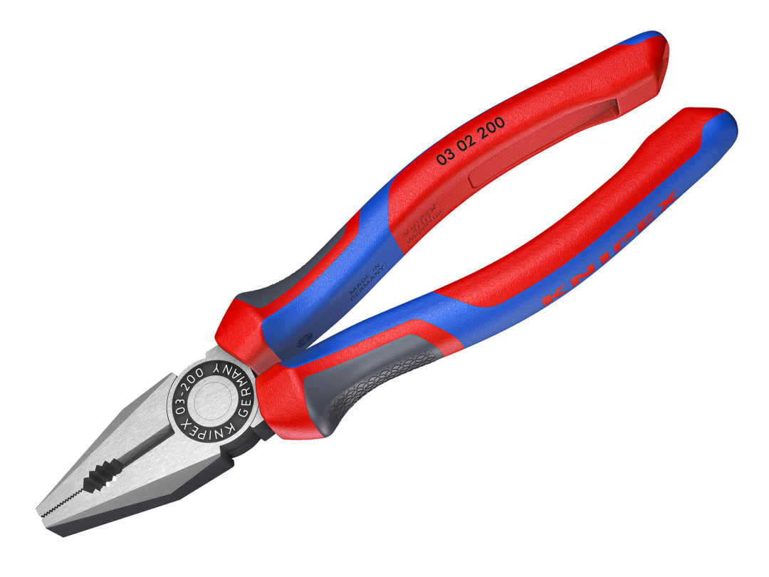 Knipex 03 02 200 Combination Pliers Comfort Handles 200mm 03 02 200 SB