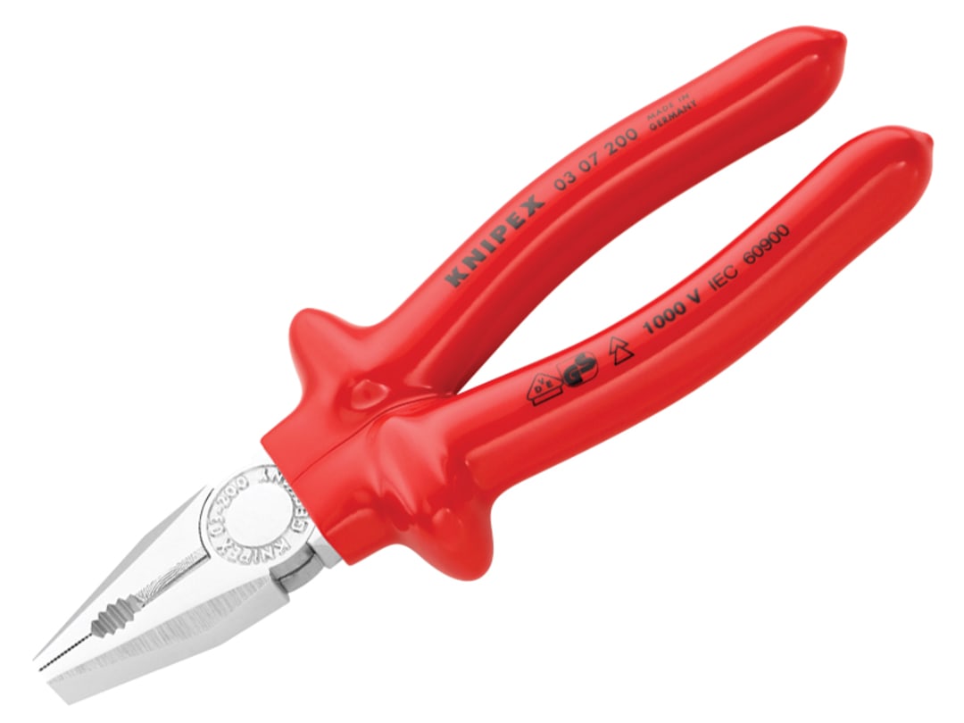 Knipex 03 07 200 VDE Combination Pliers 200mm 03 07 200