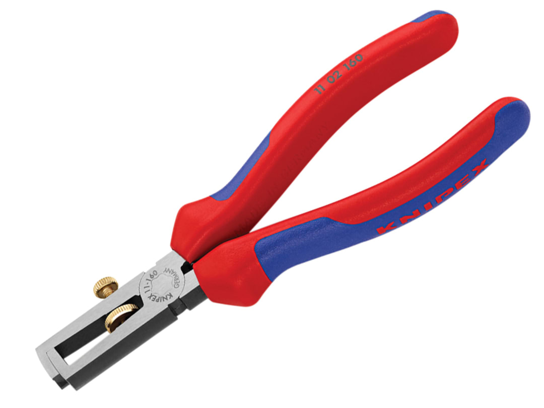 Knipex 11 02 160 Insulation Stripping Pliers Multi-component Grip 160mm 11 02 160 SB
