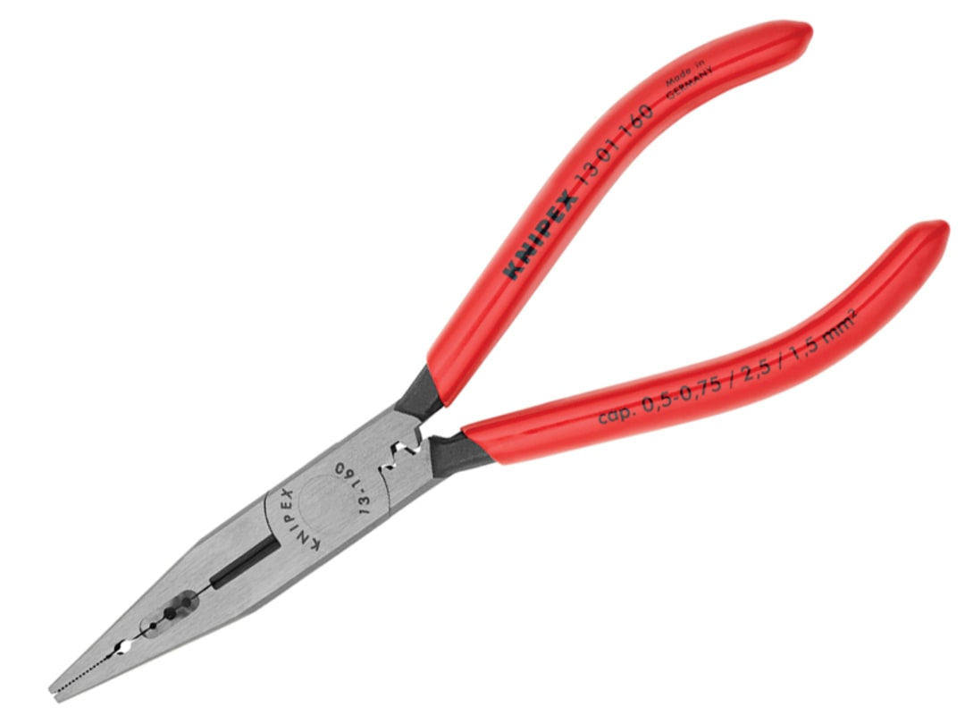 Knipex 13 01 160 Electricians' Pliers PVC Grip 160mm (6.1/4in) 13 01 160 SB