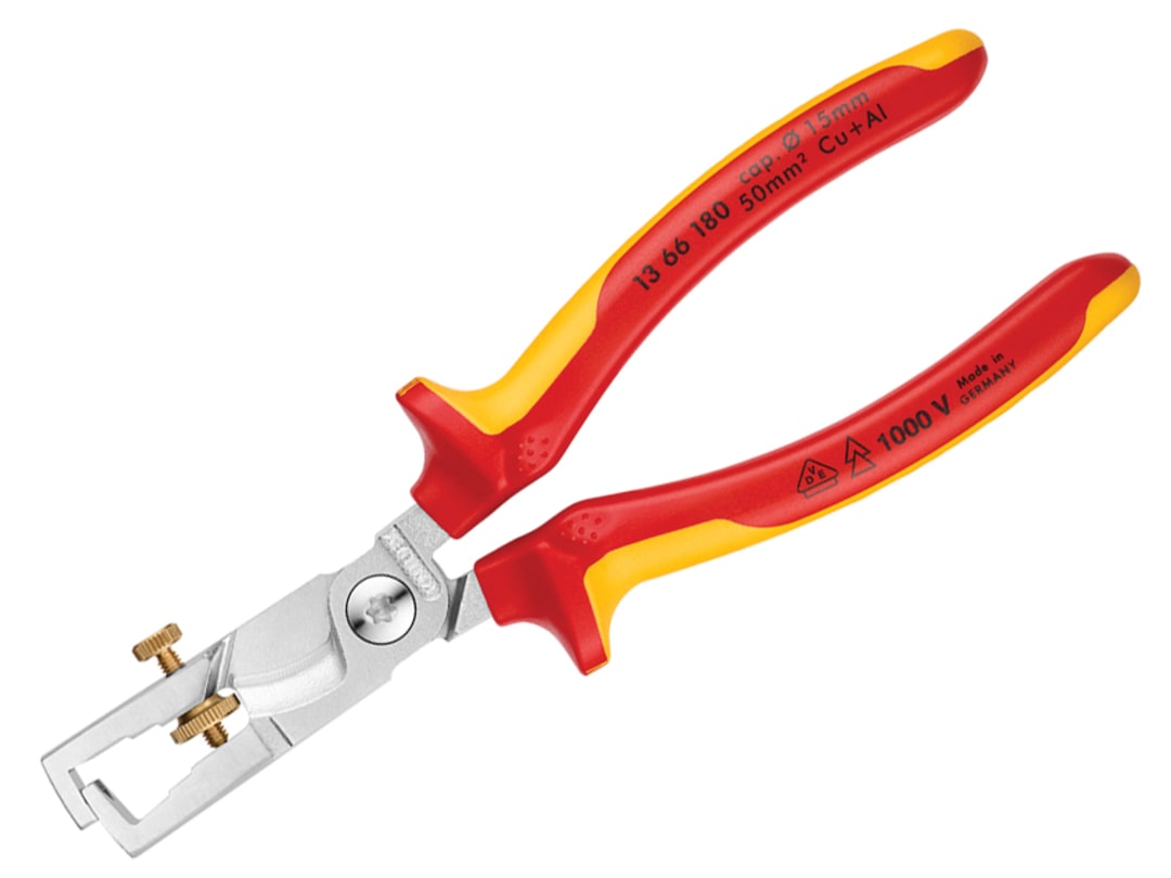 Knipex 13 66 180 StriX® Insulation Stripper with Cable Shears 180mm 13-66-180 SB