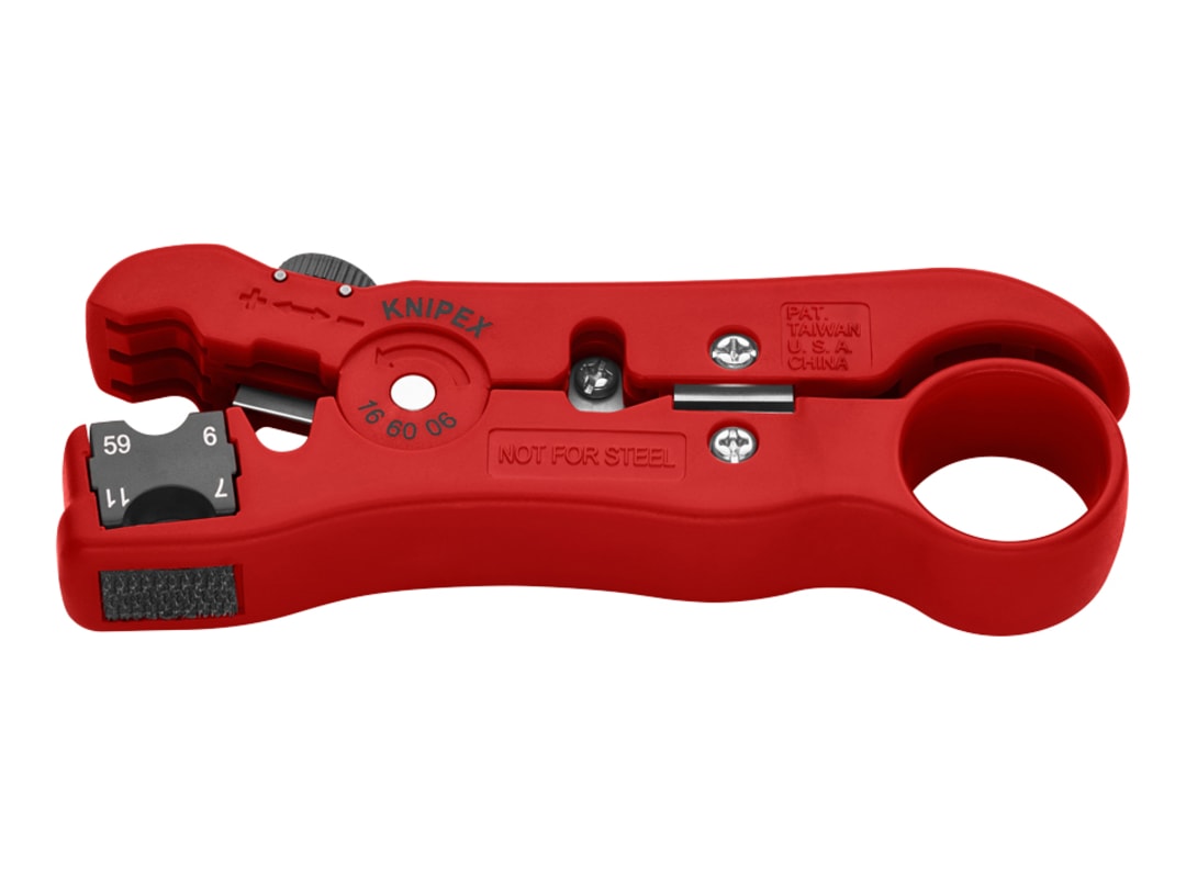 Knipex 16 60 06 Wire Stripping Tool for Coax and Data Cable 16 60 06 SB