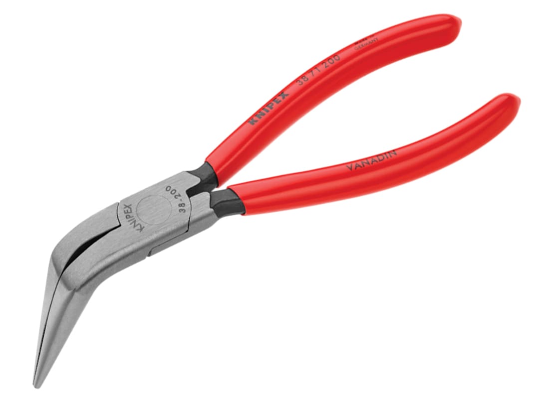 Knipex 38 71 200 Mechanic's Bent Nose Pliers 200mm 38 71 200