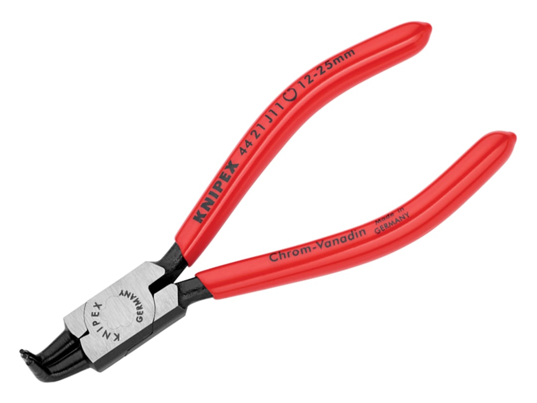 Knipex 44 21 J11 Circlip Pliers Internal 90° Bent Tip 12 - 25mm 44 21 J11 SB