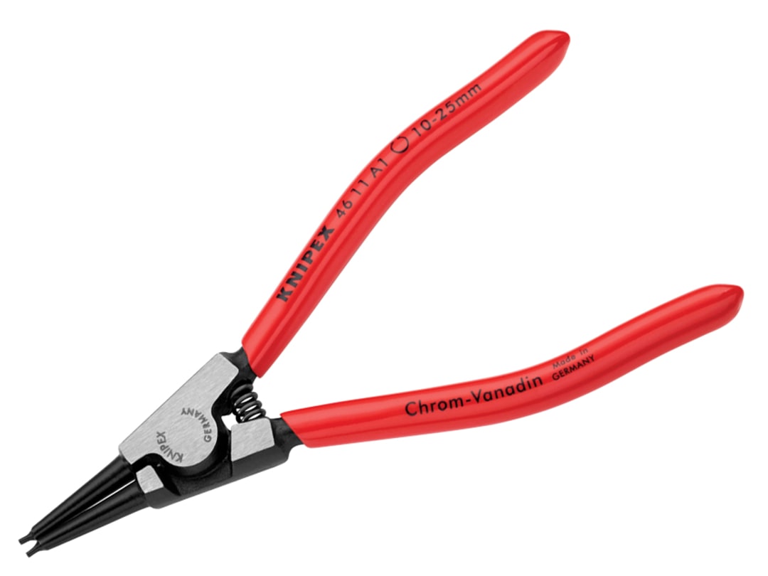 Knipex 46 11 A1 Circlip Pliers External Straight 10 - 25mm 46 11 A1 SB