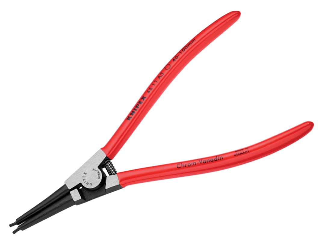 Knipex 46 11 A3 Circlip Pliers External Straight 40 - 100mm 46 11 A3 SB