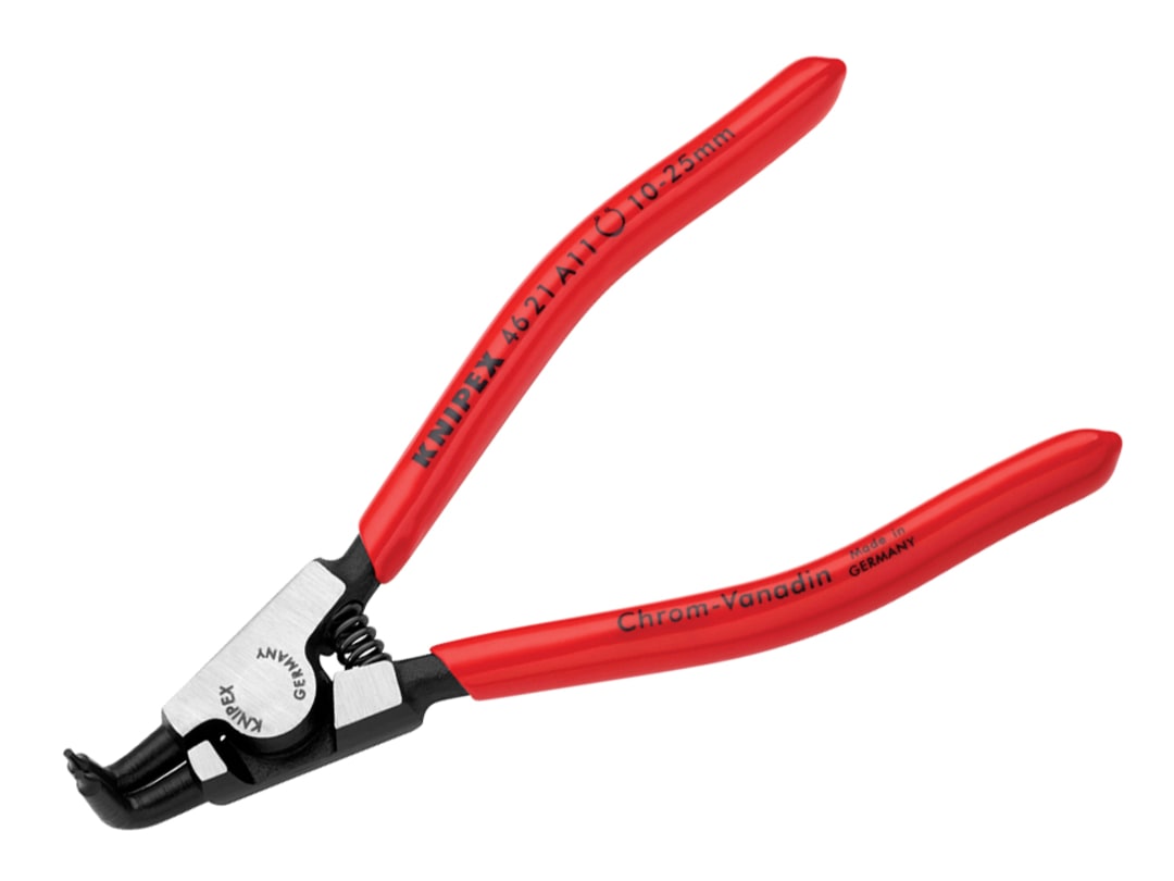 Knipex 46 21 A11 Circlip Pliers External 90° Bent Tip 10 - 25mm A11 46 21 A11 SB