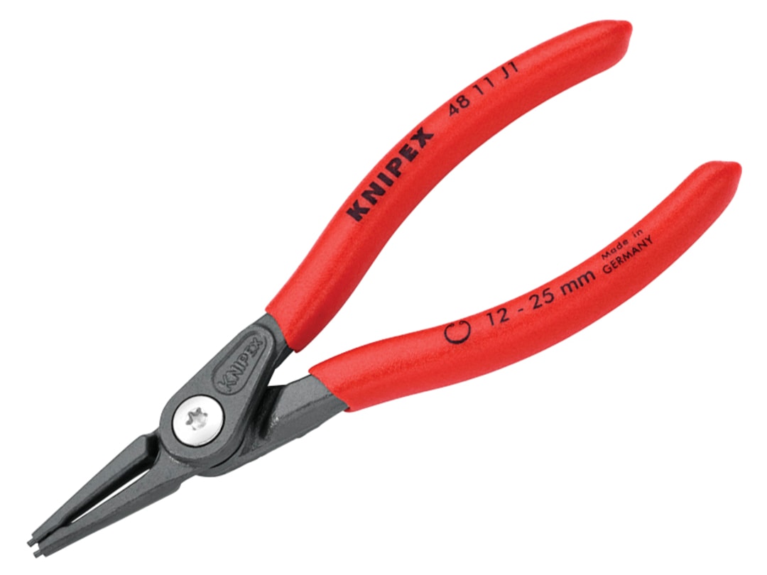 Knipex 48 11 J1 Precision Circlip Pliers Internal Straight 12-25mm 48 11 J1 SB