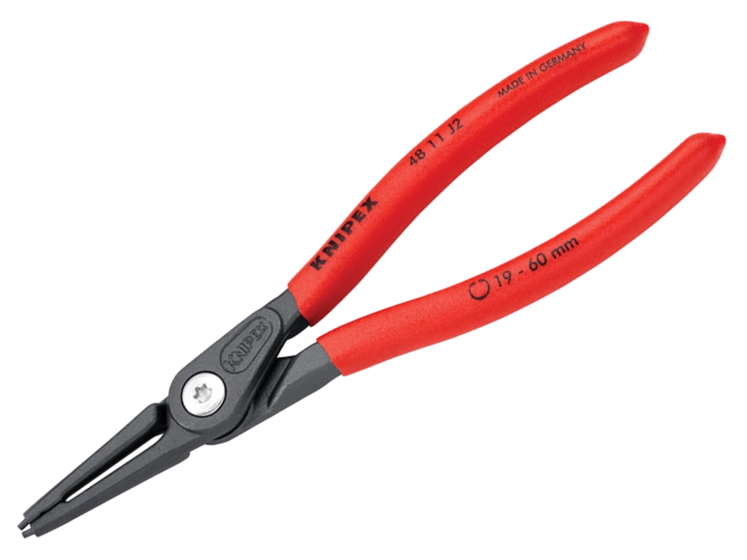Knipex 48 11 J2 Precision Circlip Pliers Internal Straight 19-60mm 48 11 J2 SB