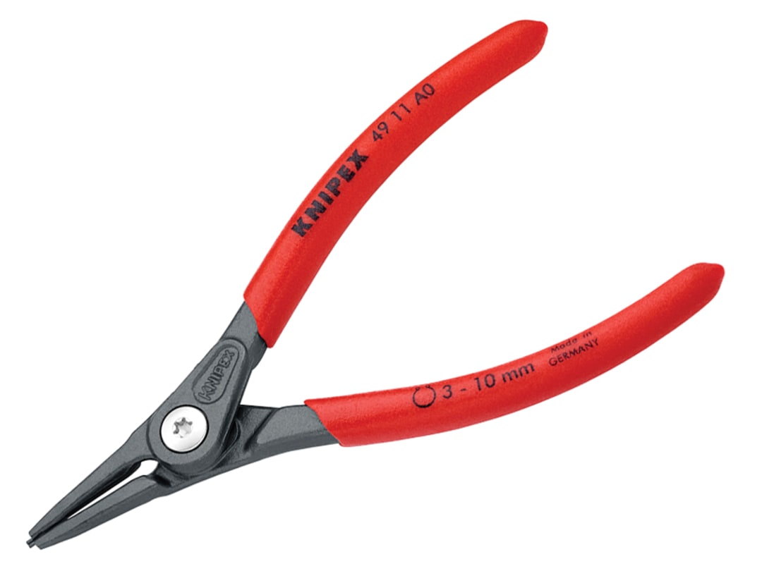 Knipex 49 11 A0 Precision Circlip Pliers External Straight 3-10mm 49 11 A0 SB