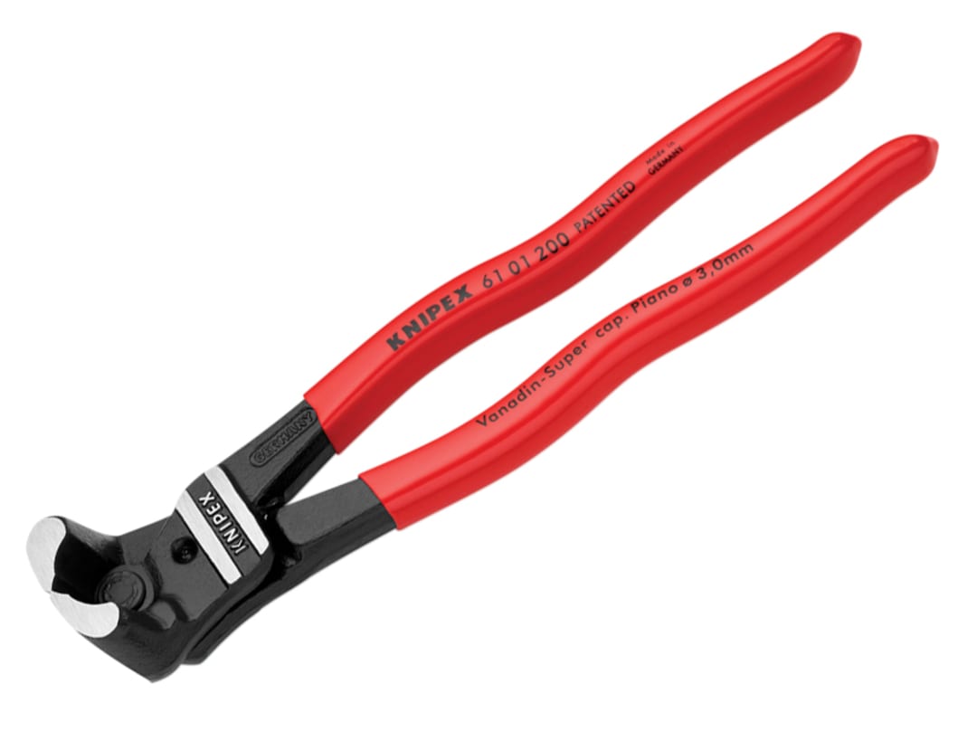 Knipex 61 01 200 Bolt End Cutting 85° Nipper PVC Grip 200mm (8in) 61 01 200 SB
