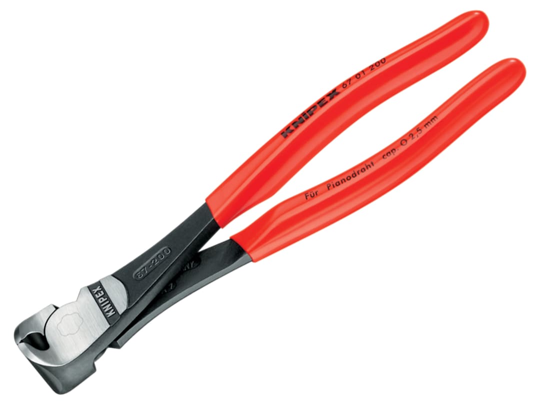 Knipex 67 01 200 High Leverage End Cutting Nipper 200mm 67 01 200 SB