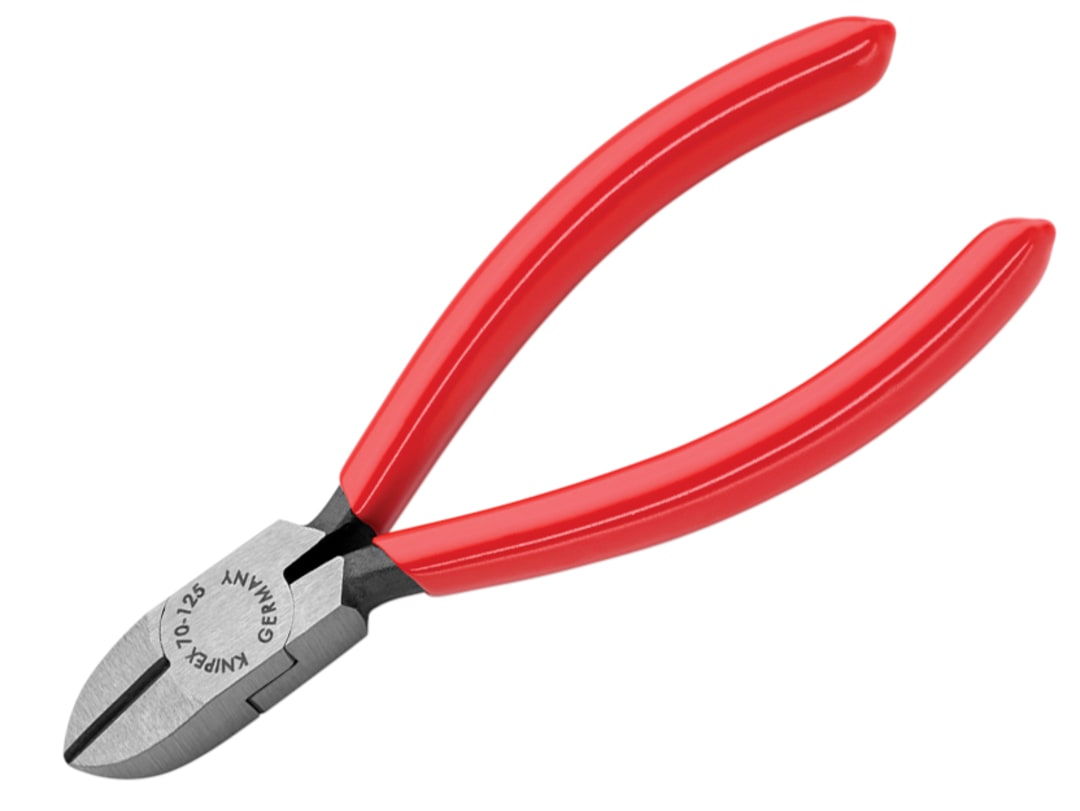 Knipex 70 01 125 Diagonal Cutters Plastic Coated Grip 125mm 70 01 125 SB