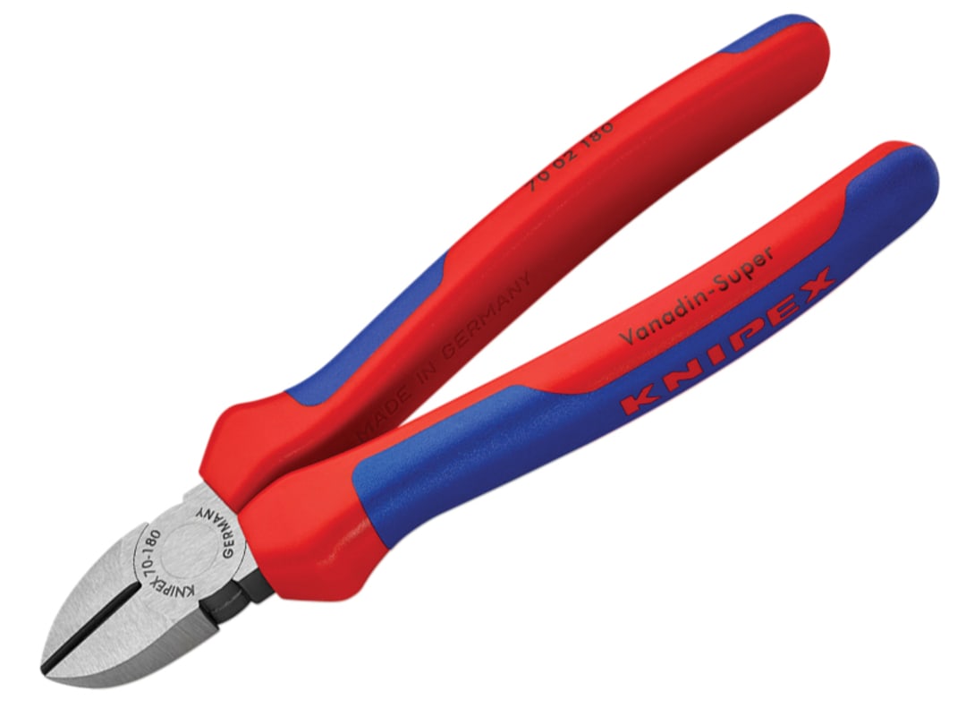 Knipex 70 02 180 Diagonal Cutters Multi-Component Grip 180mm 70 02 180 SB