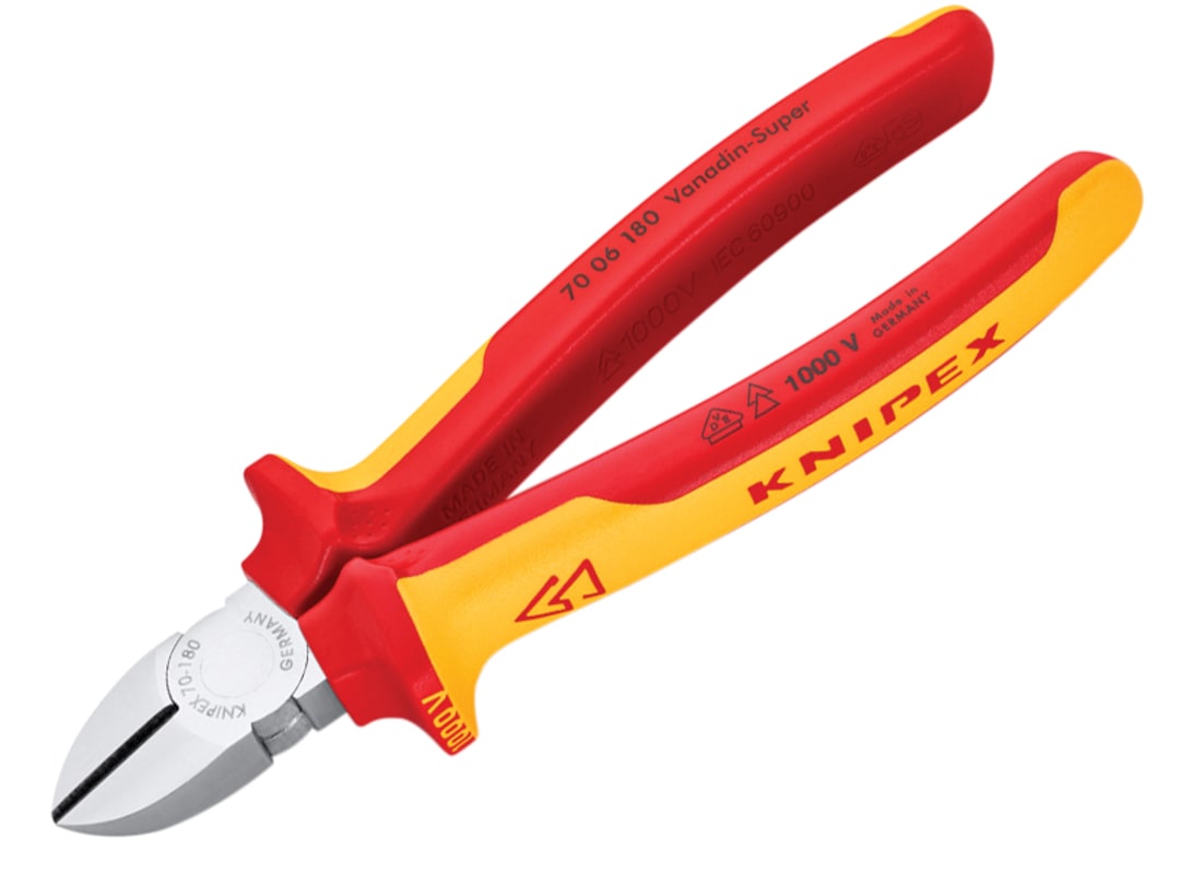 Knipex 70 06 180 VDE Diagonal Cutter 180mm 70 06 180 SB