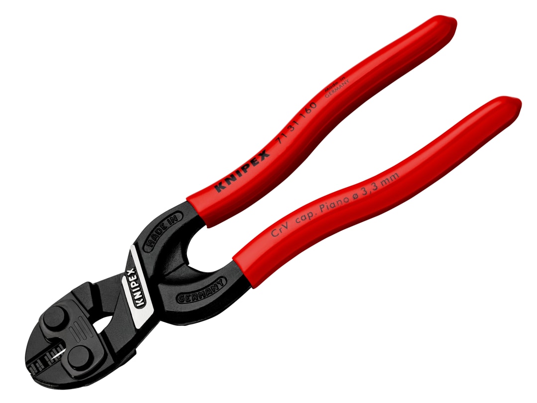 Knipex 71 31 160 CoBolt® Recess Compact Bolt Cutters PVC Grip 160mm 71 31 160