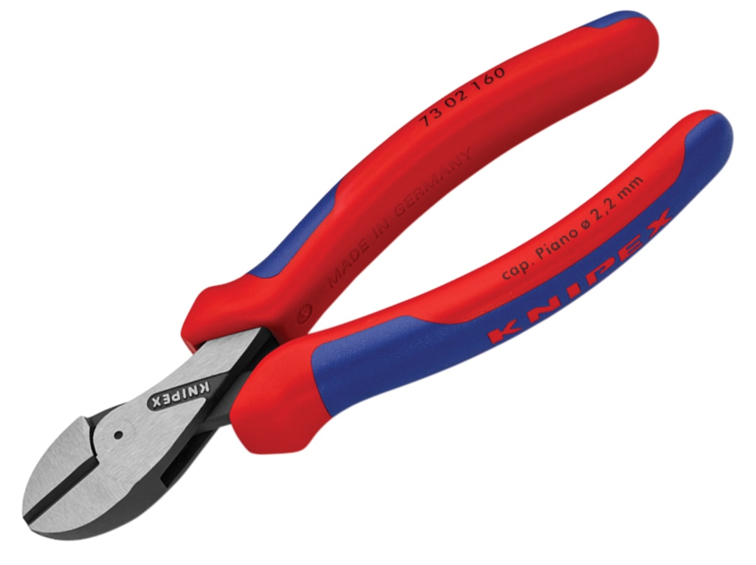 Knipex 73 02 160 X-Cut® Compact Diagonal Cutter Multi-Component Grip 160mm 73 02 160 SB