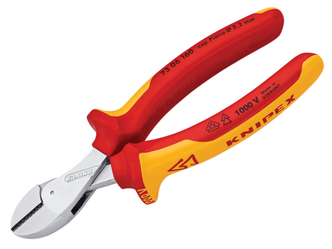 Knipex 73 06 160 VDE X-Cut® Compact Diagonal Cutter 160mm 73 06 160 SB