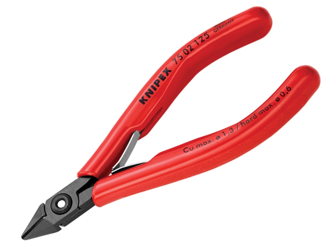 Knipex 75 02 125 Electronics Diagonal Cutter 125mm 75 02 125 SB
